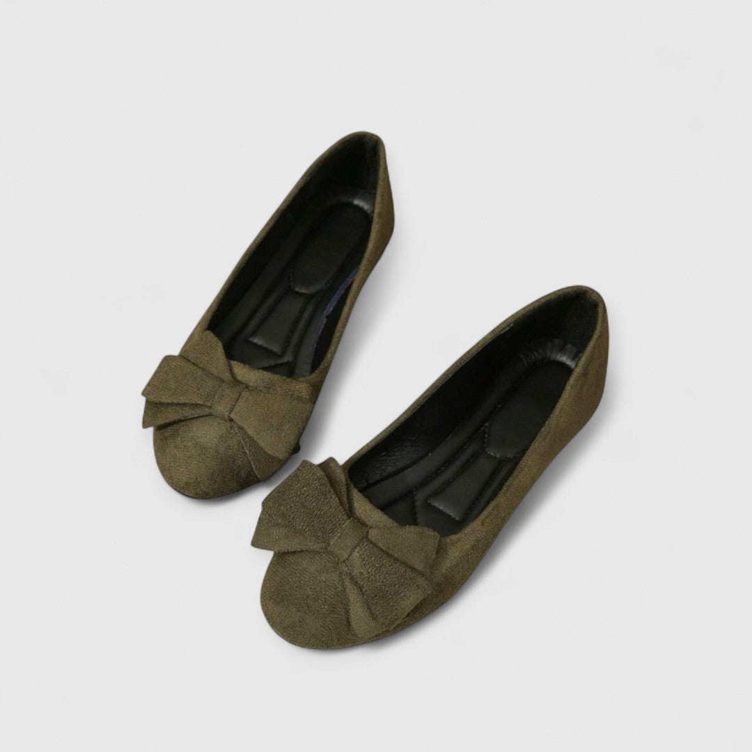 Elise Bow Front Ballet Flats