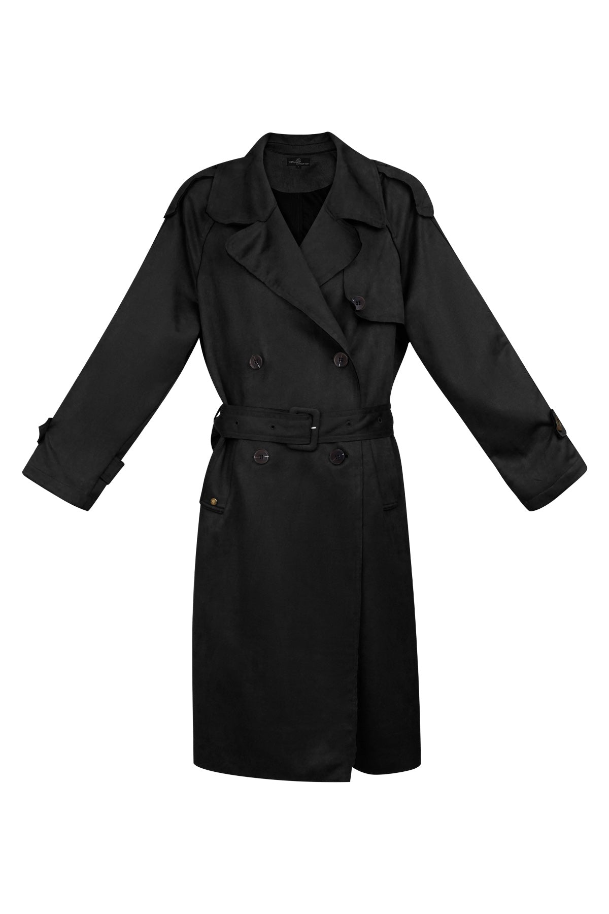 Isla Suede Trench Can Be Paired With Any Outfit