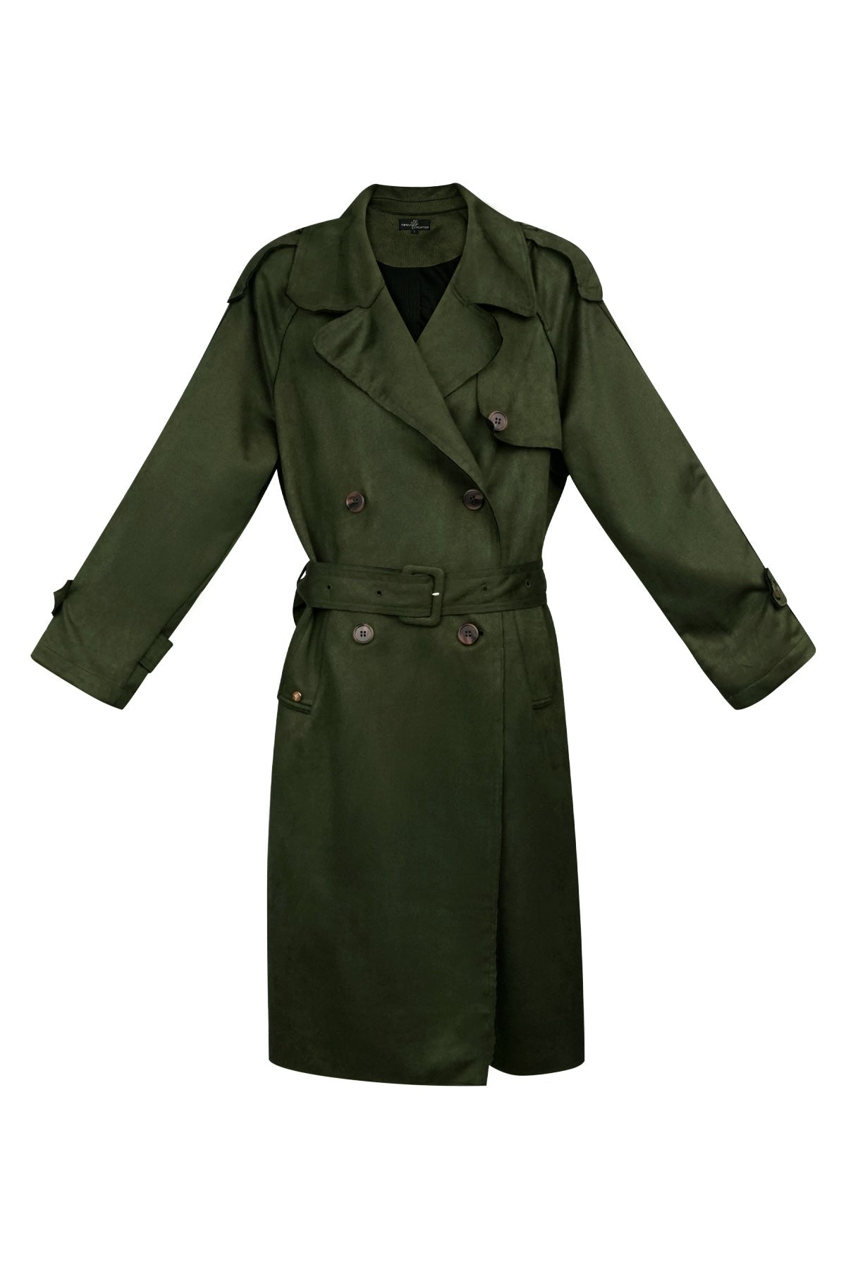 Isla Suede Trench Can Be Paired With Any Outfit