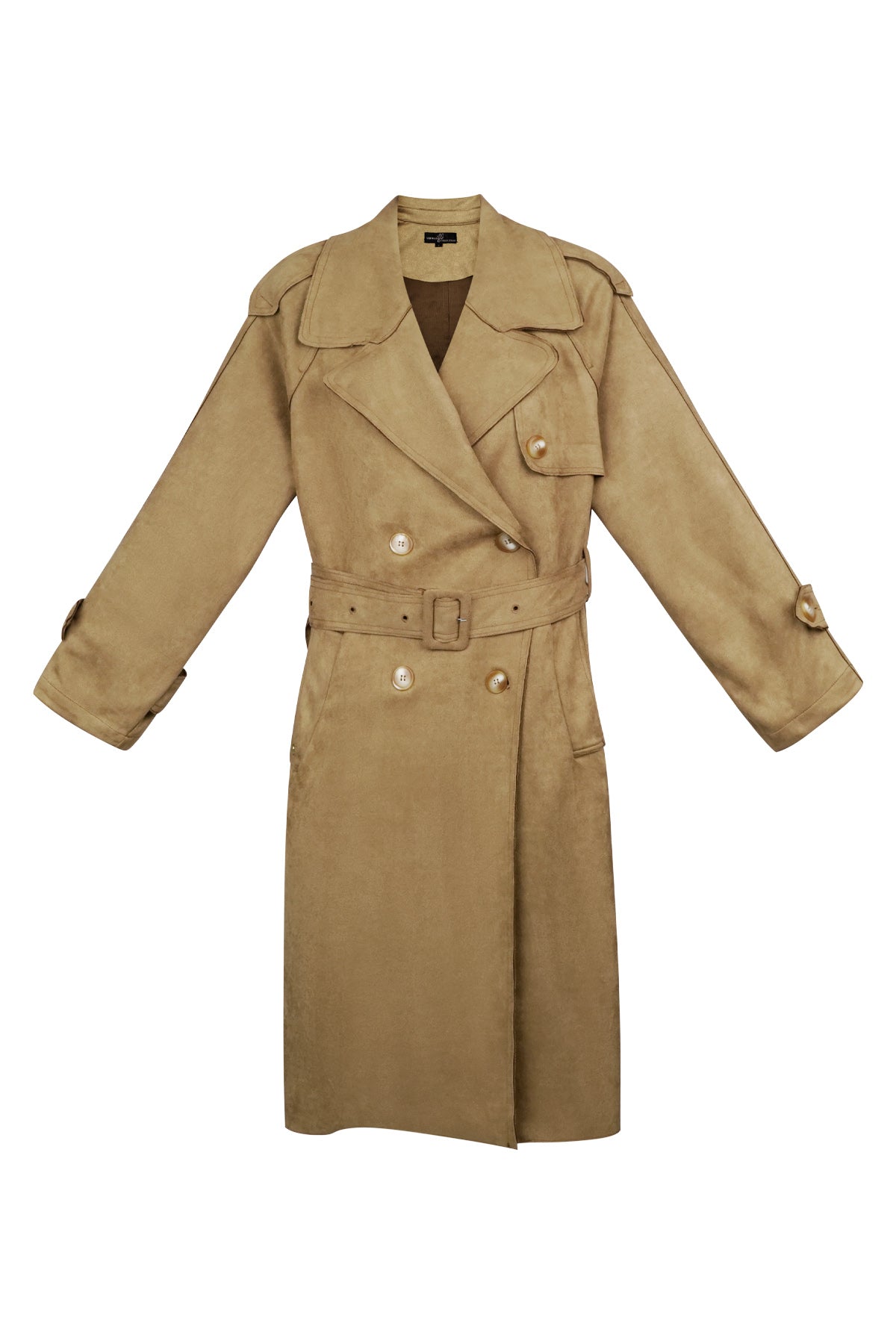 Isla Suede Trench Can Be Paired With Any Outfit