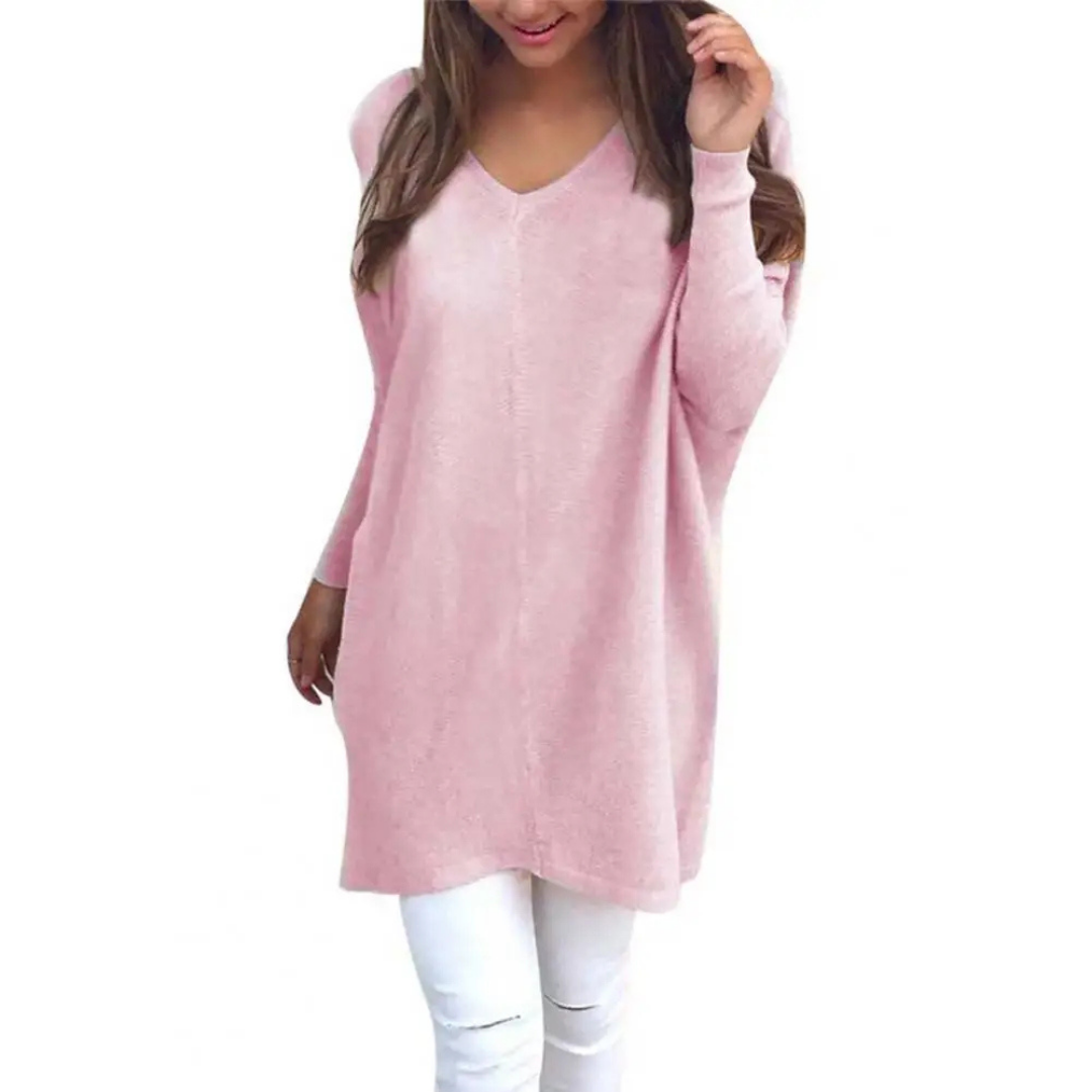 Kathy | Women's Casual Oversized V Neck Sweater