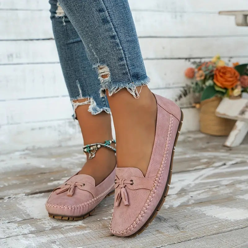 Coastal Comfort – Moccasin Style Loafers