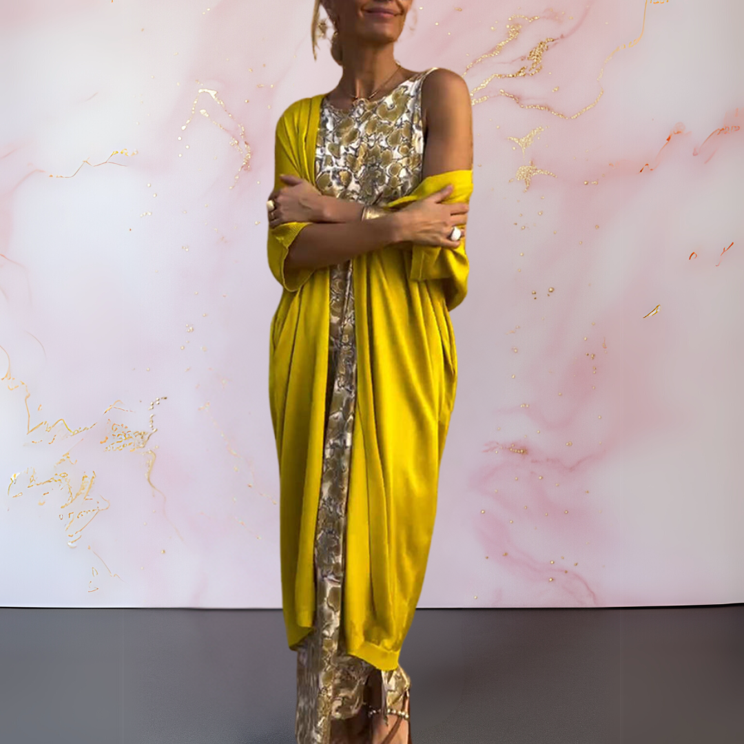Camilla Printed Layered Maxi Set