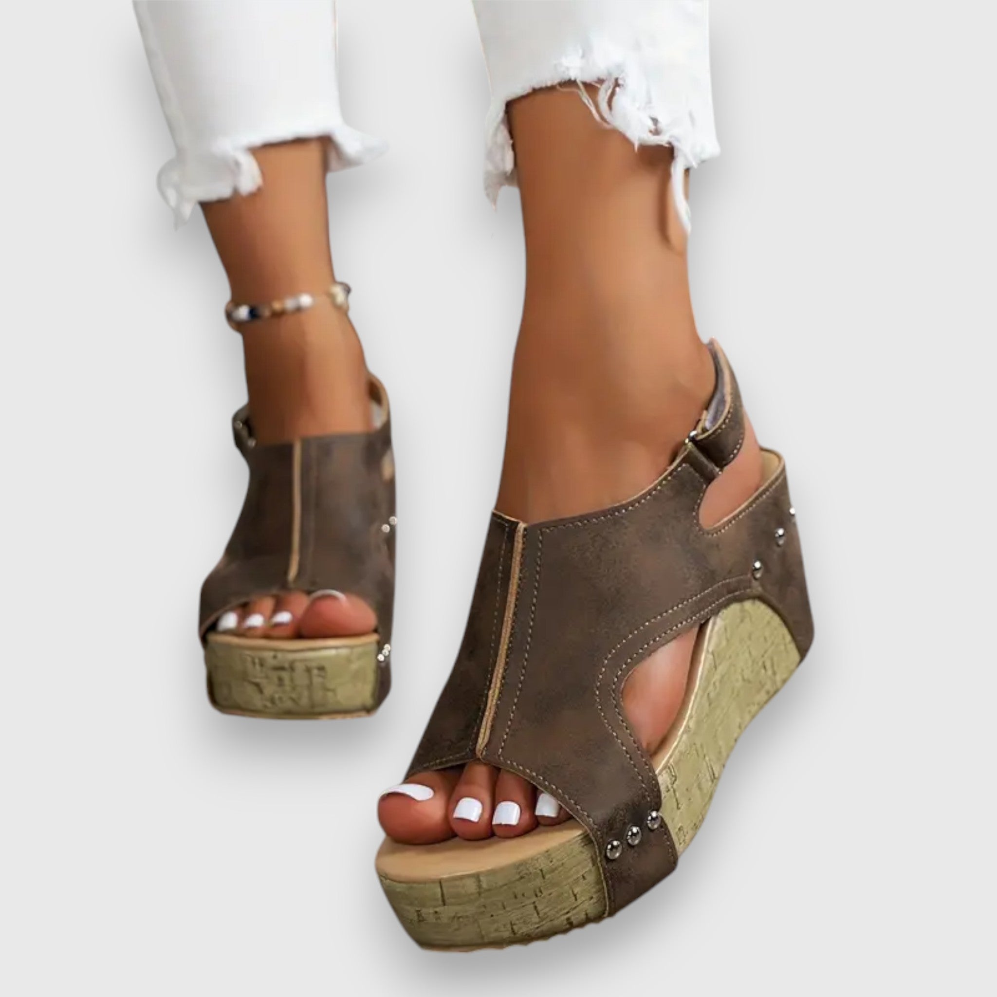 Mia | Retro Inspired Platform Sandals