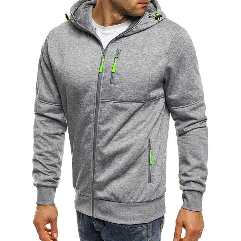 Daniel™ - Men's Hoodie | Zippered Hood with Fleece