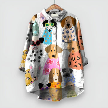 Marlowe – The Happy Print Blouse – Women’s fashion piece