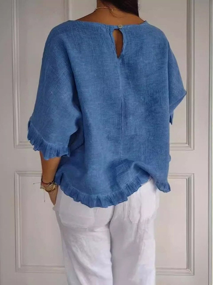 Lila Casual Elegant Blouse