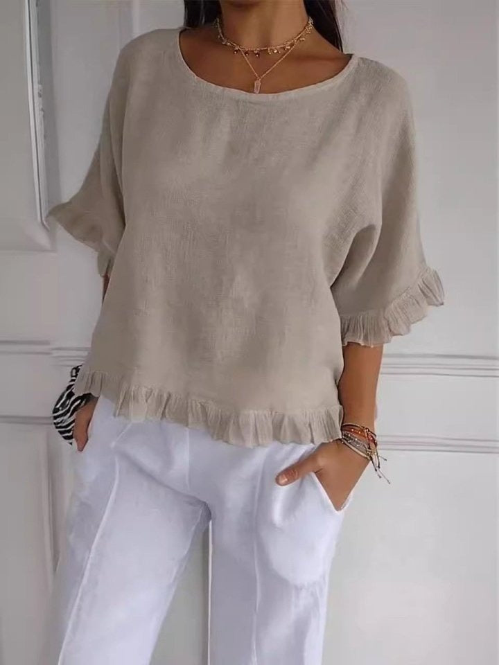 Lila Casual Elegant Blouse