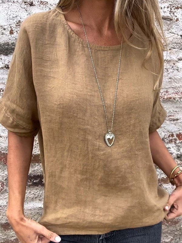 Aviva Casual O Neck Loose Top