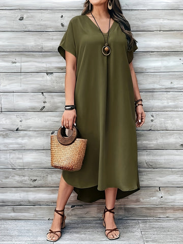 Emilia Flowy Comfort Dress – Women’s fashion piece