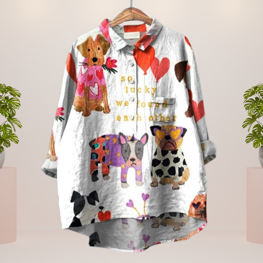 Vivian Tail Wagging Style Dog Shirt