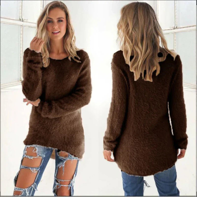 Ellianalyn | Long Cozy Winter Sweater – Women’s fashion piece