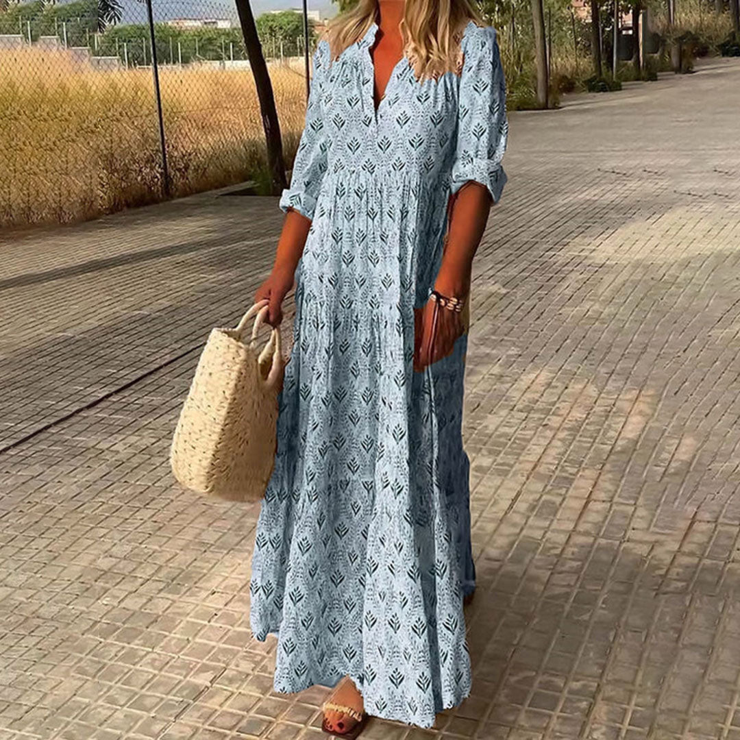 Nora Elegant Boho Maxi Dress – Women’s fashion piece