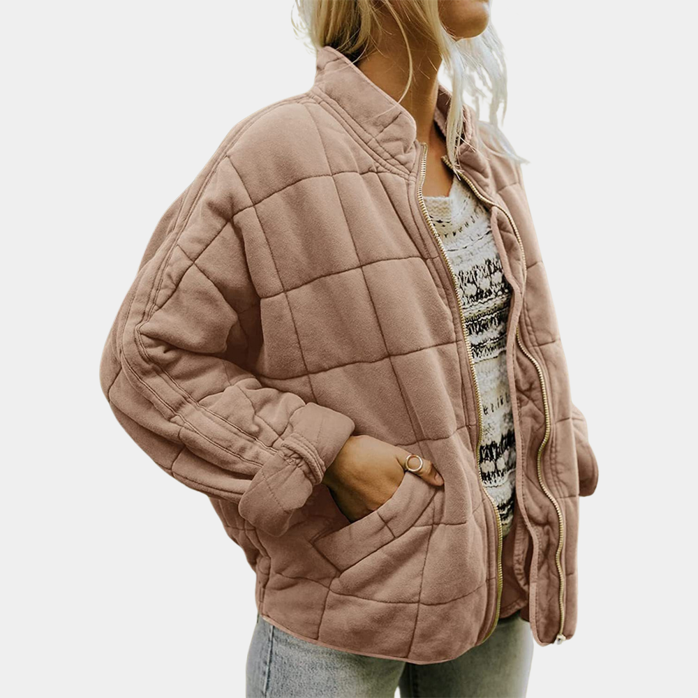 Tessa Oversized Quilted Zip Jacket – Women’s fashion piece