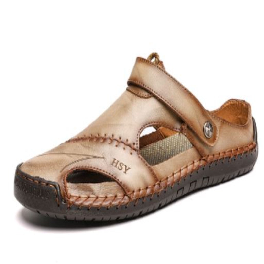 LeatherSandals™ - Soft Leather Men's Breathable Outdoor Sandals