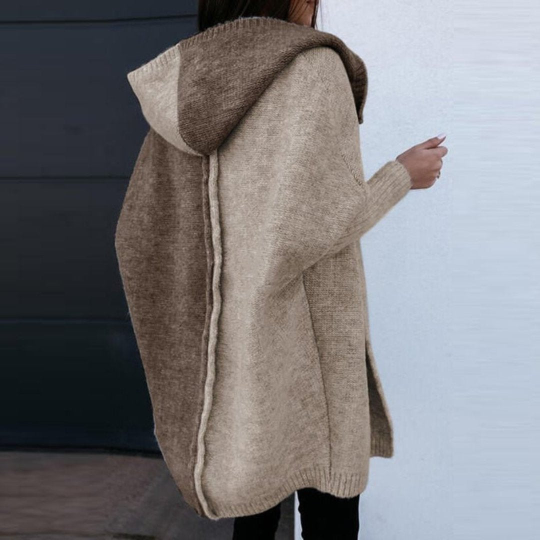 Amarina | Long Warm Vest With Hood – Women’s fashion piece