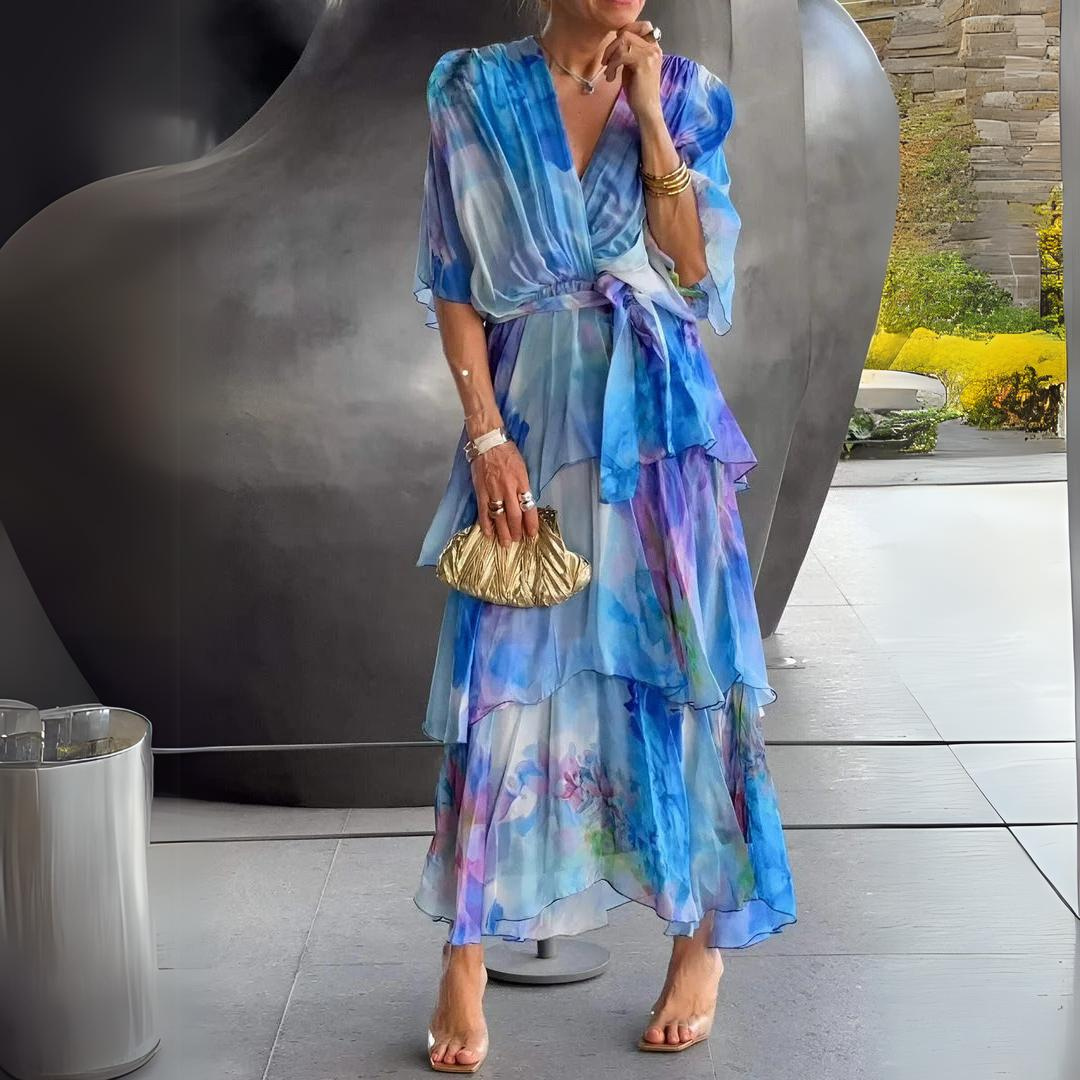 Betty Stunning V Neck Dress – Women’s fashion piece