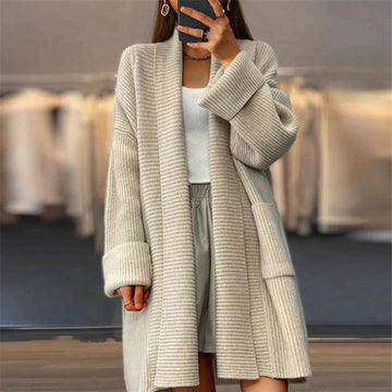 Catharina | Long Knitted Cardigan For Women – Women’s fashion piece