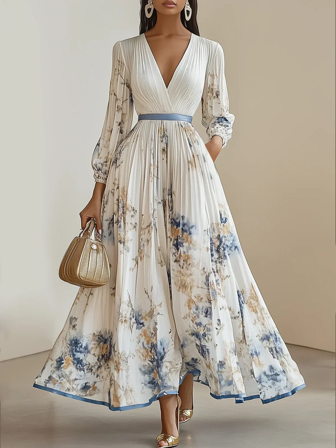 Bristol Floral Patchwork Bohemian Maxi Dress – Women’s fashion piece