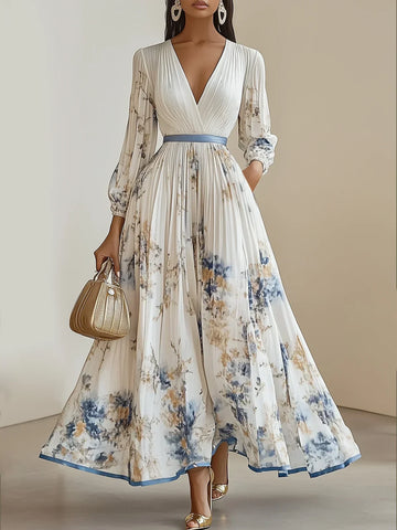 Bristol Floral Patchwork Bohemian Maxi Dress – Women’s fashion piece