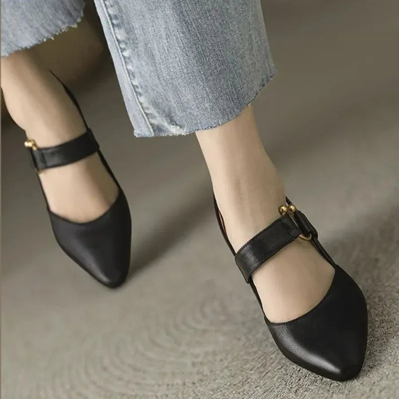 Divina – Elegant Strap Block Heels – Women’s fashion piece