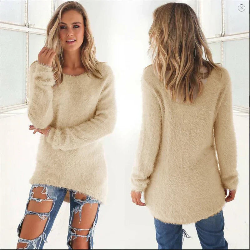 Ellianalyn | Long Cozy Winter Sweater – Women’s fashion piece