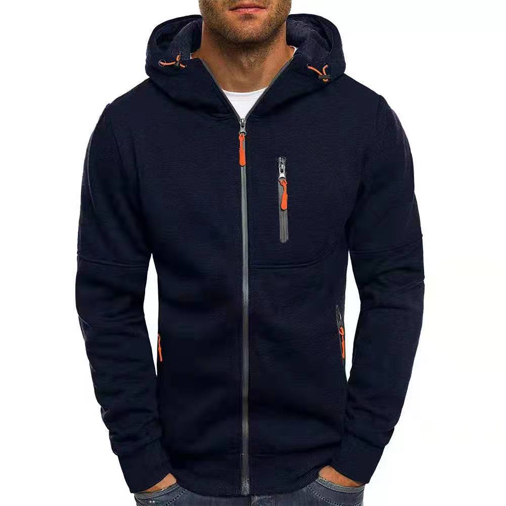 Daniel™ - Men's Hoodie | Zippered Hood with Fleece