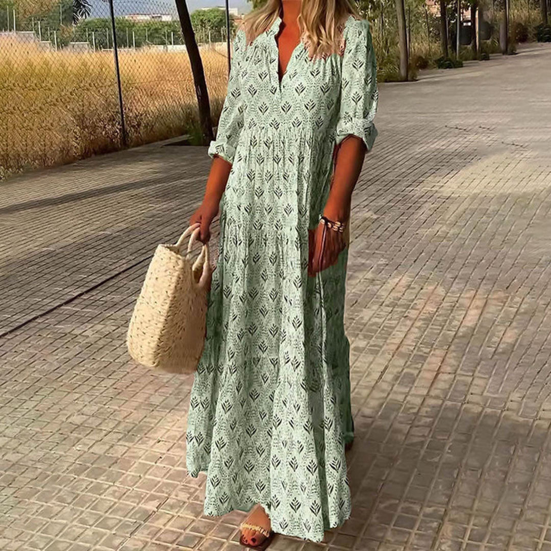 Nora Elegant Boho Maxi Dress – Women’s fashion piece