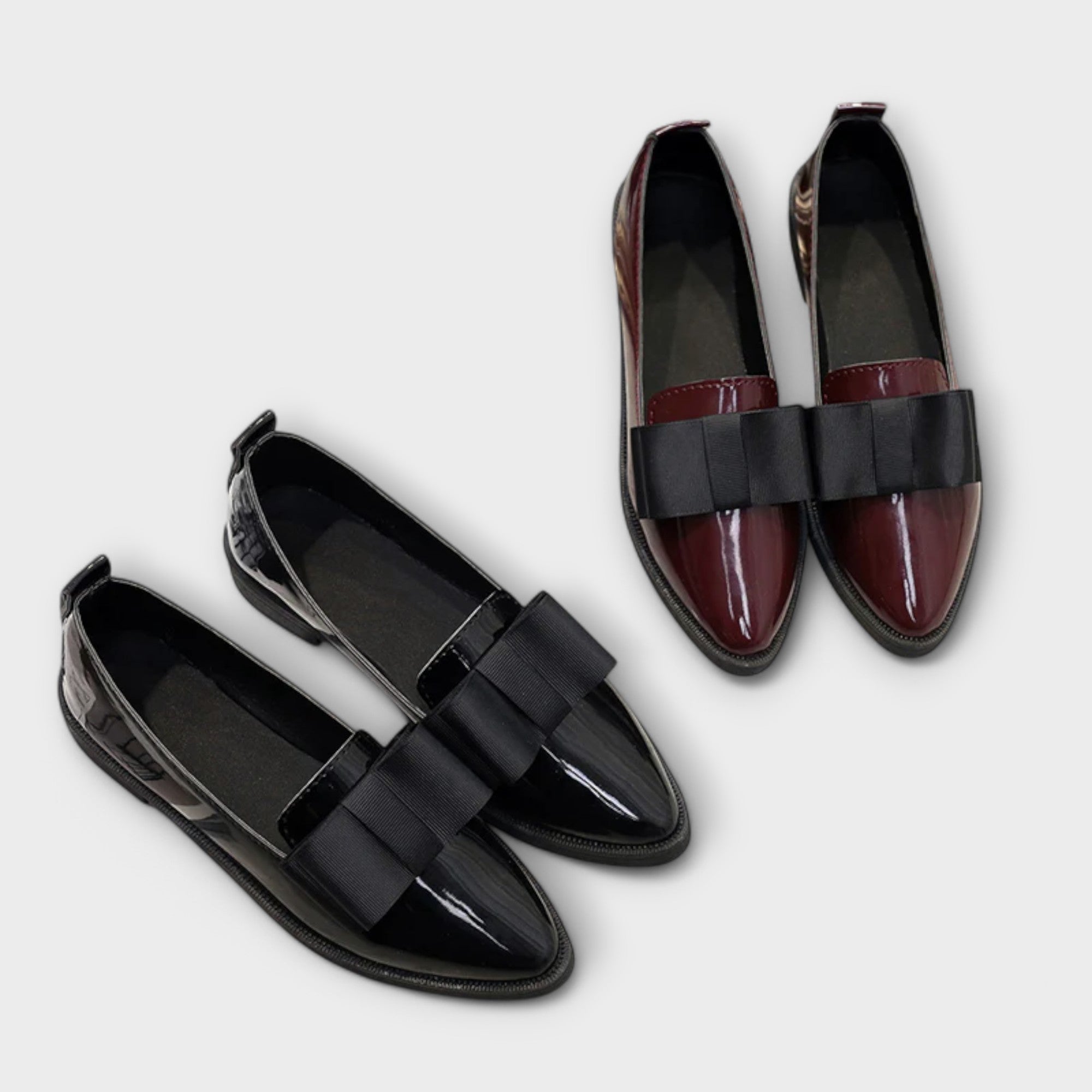 Heidi Luxe Bow Loafers
