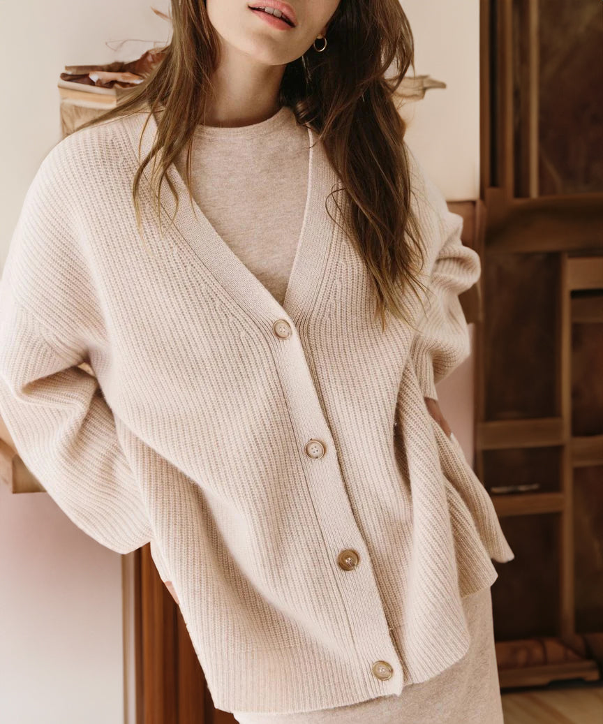 Kelly | Women's Ribbed Button Down Puffer Vest