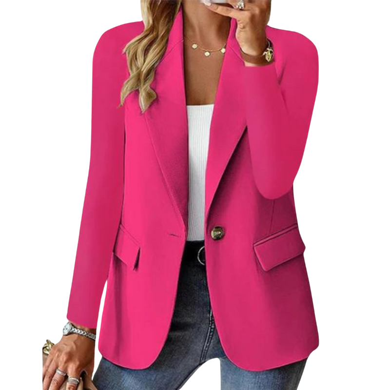 Charlotte – Sleek One Button Blazer