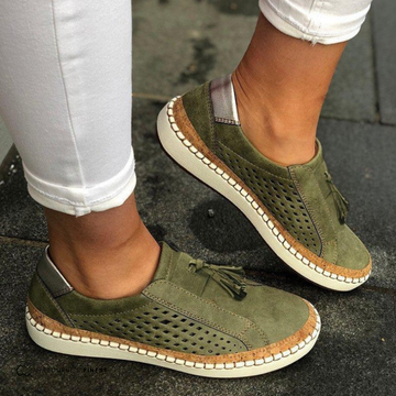 Isla Breeze Perforated Slip On Shoes – Women’s fashion piece