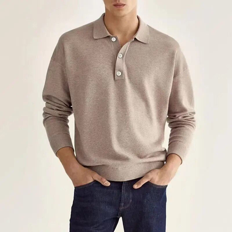 Luca™ - Long Sleeve Polo Shirt