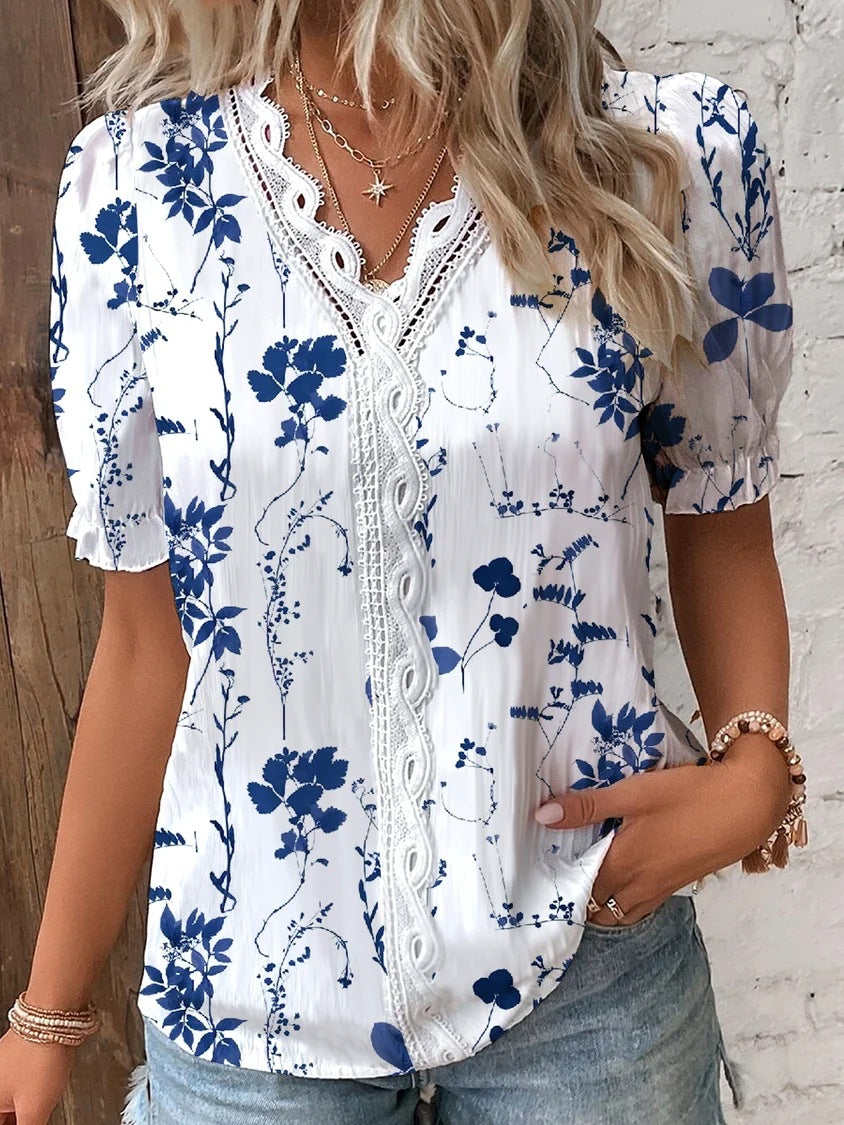 Clara Embroidered Button Blouse – Women’s fashion piece