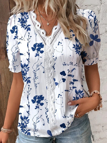 Clara Embroidered Button Blouse – Women’s fashion piece