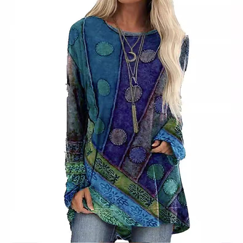 Nova Boho Patchwork Tunic – Women’s fashion piece
