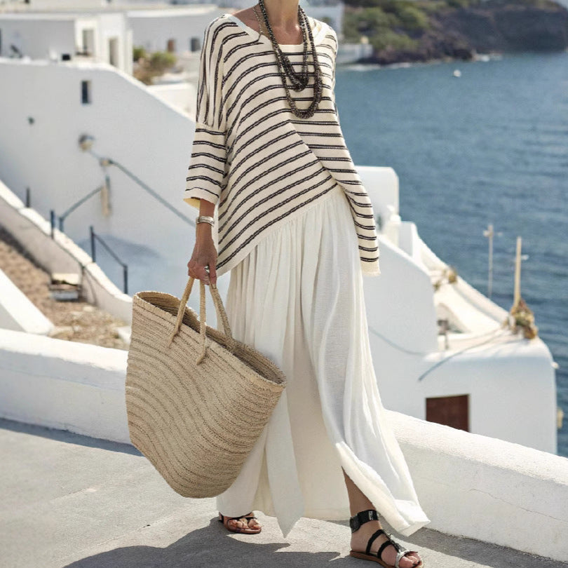 Theresa – Riviera Breeze Striped Set – Women’s fashion piece