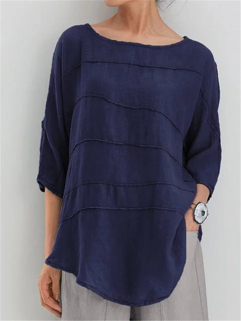 Nadia Textured Relaxed Blouse