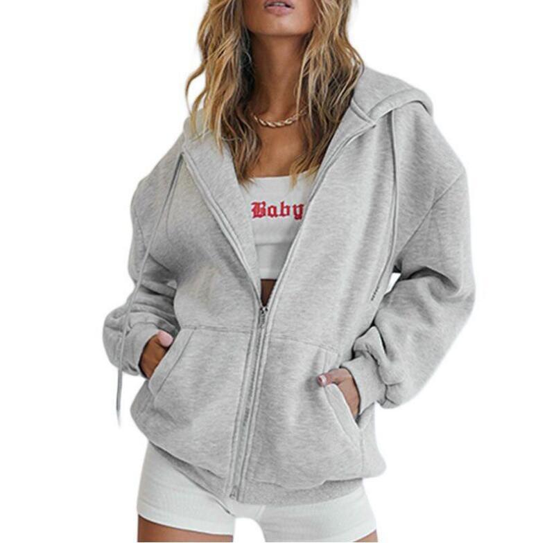 Avalice Relaxed Zip Hoodie – Women’s fashion piece