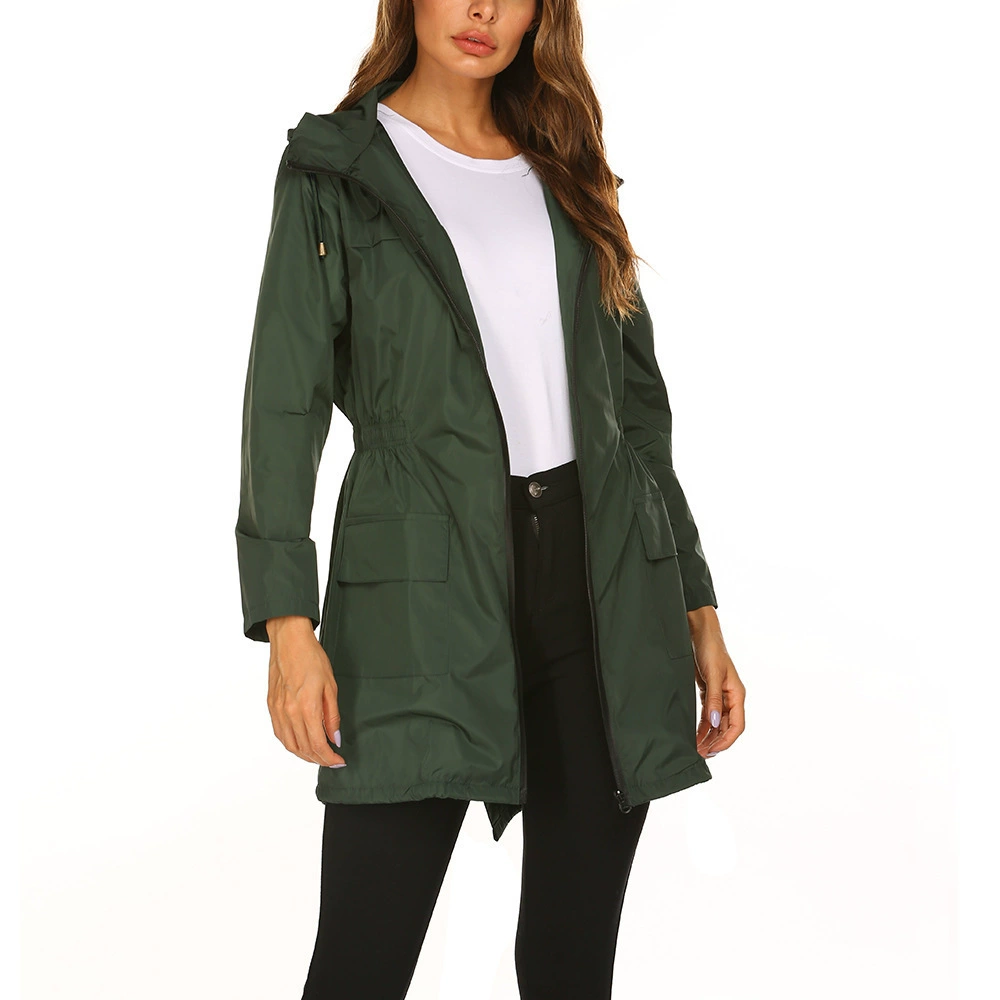 Clara | Women's Rain Jacket With Hood – Women’s fashion piece