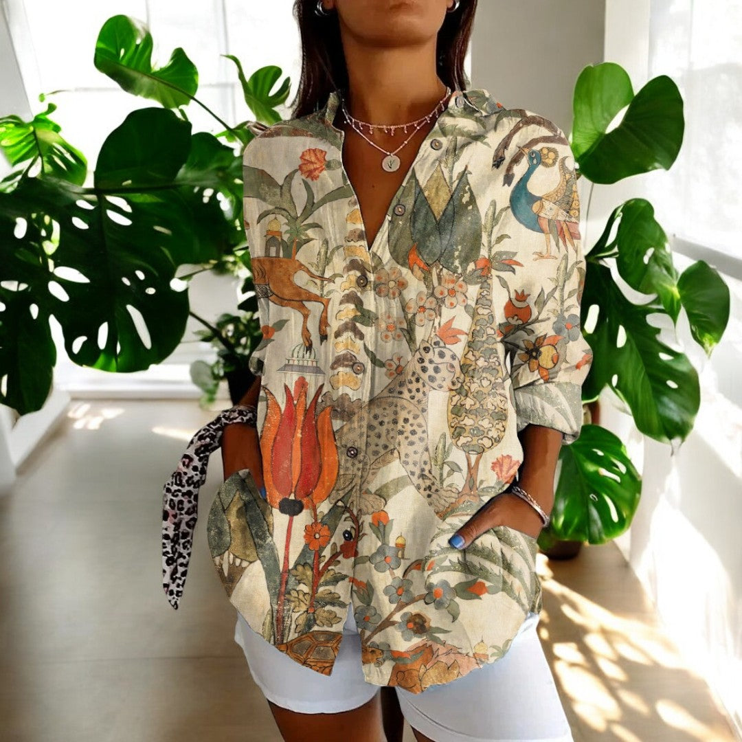 Isabelle – Floral Button Blouse – Women’s fashion piece