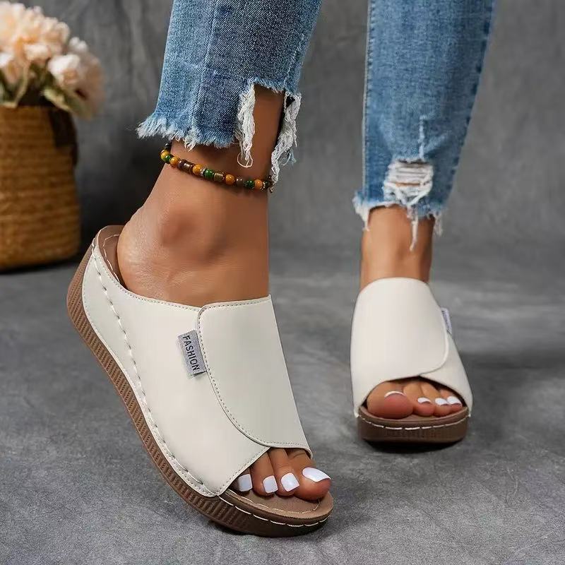 Myra Comfort Wedge Slide Sandals