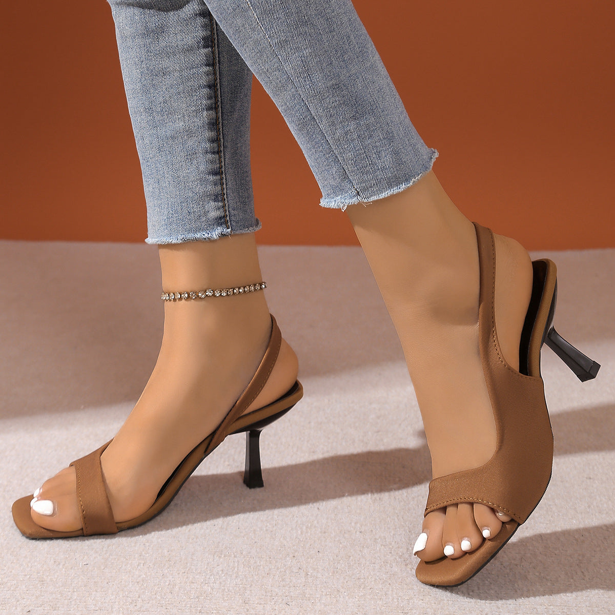 Alora Slingback Heeled Sandals