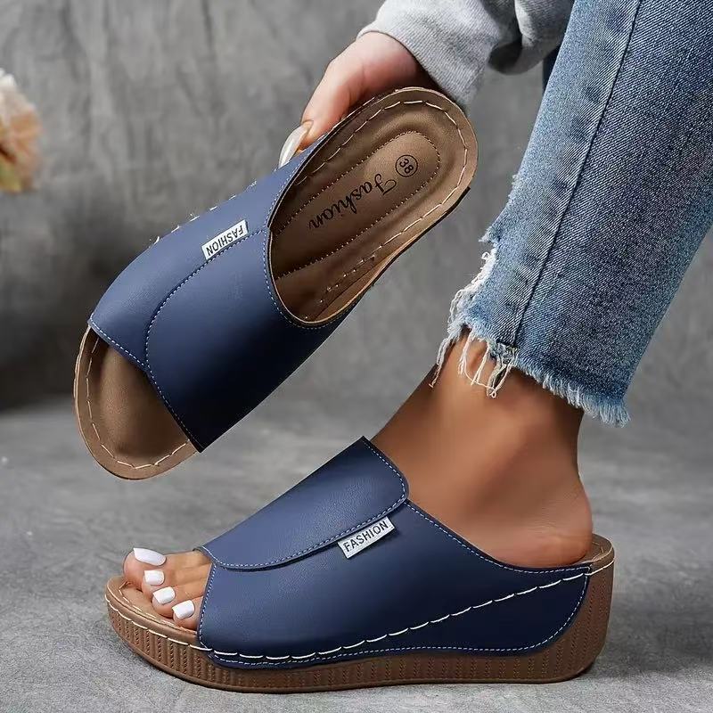 Myra Comfort Wedge Slide Sandals