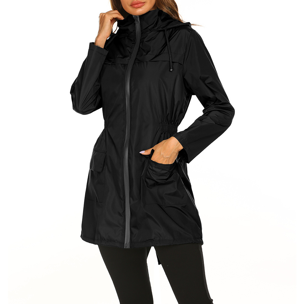 Clara | Women's Rain Jacket With Hood – Women’s fashion piece