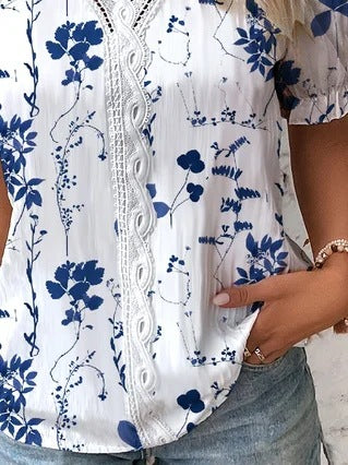 Clara Embroidered Button Blouse – Women’s fashion piece
