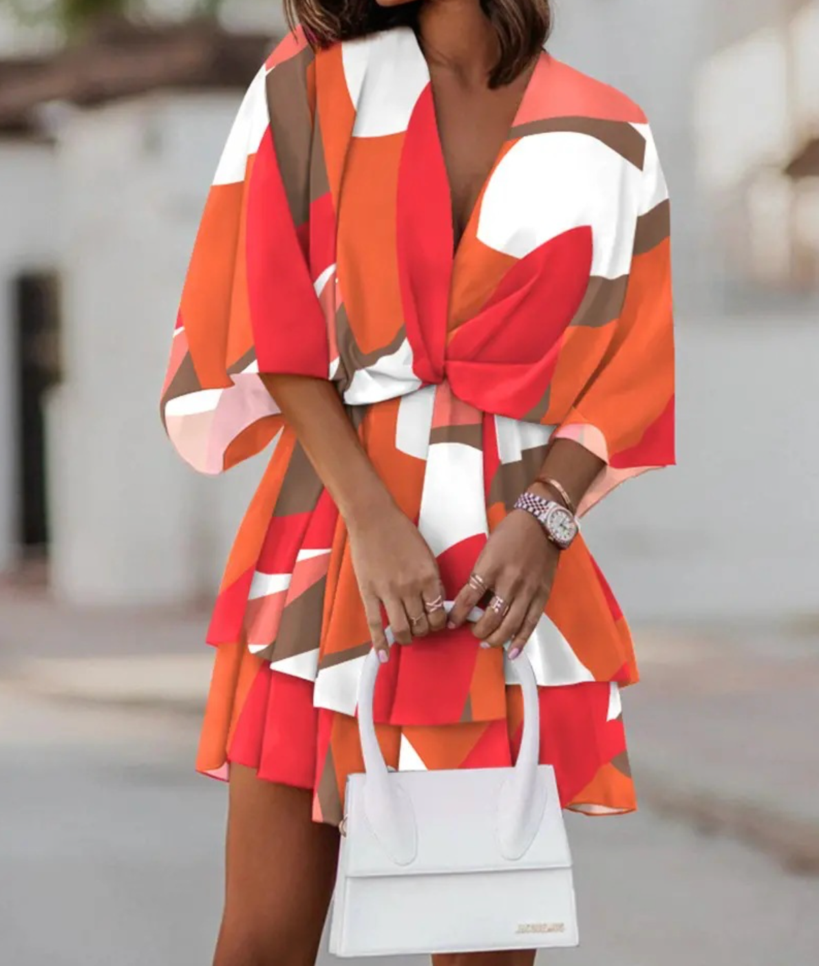 Valeria Bohemian Floral Mini Dress