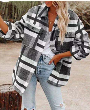 Tin | Women's Classic Checkered Coat