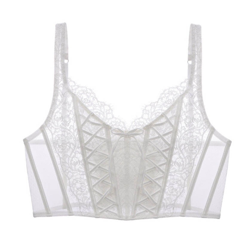 Celine Embroidery French Corset Bra