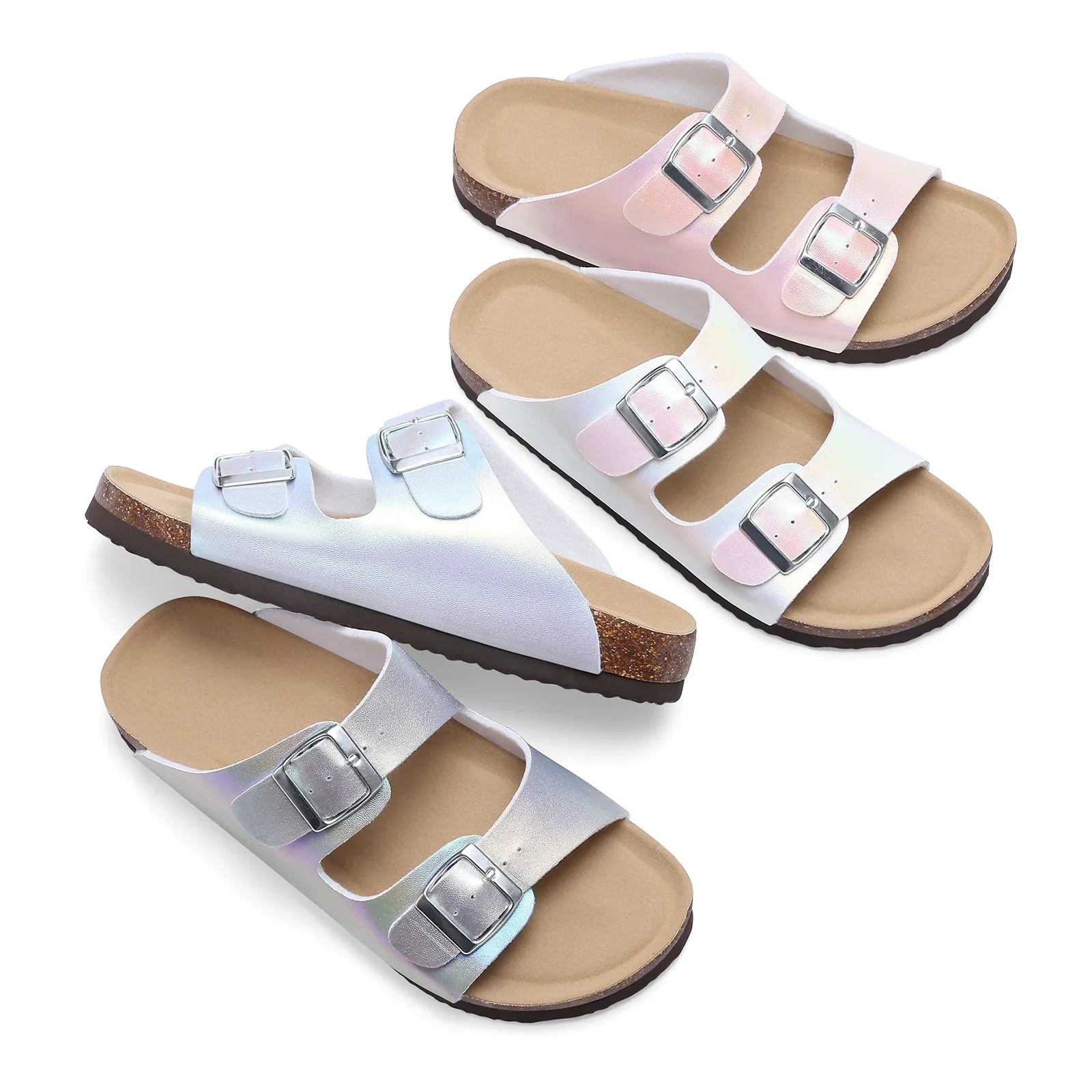 Zafrina Double Buckle Comfort Sandals